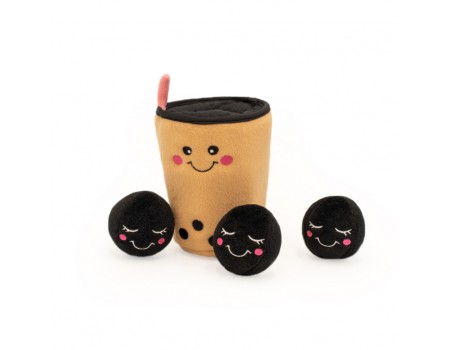 Іграшка для собак ZippyPaws "Молочний чай Боба" Zippy Burrow™, поліестер, 19х12х12 см