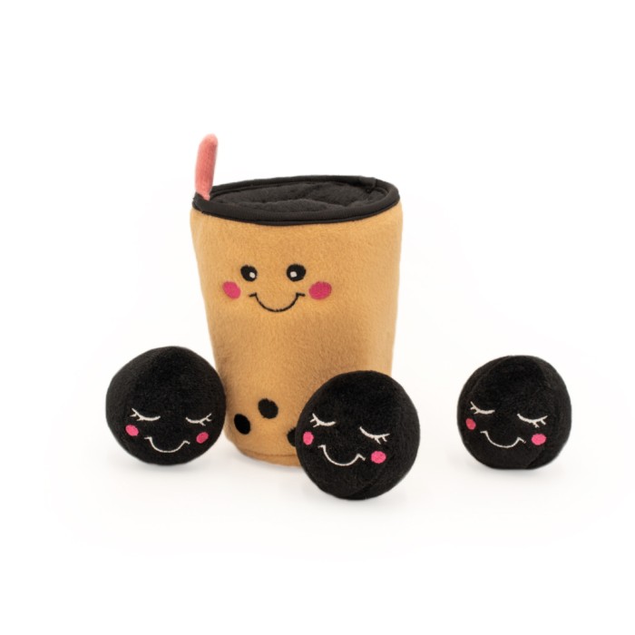 Игрушка для собак ZippyPaws "Молочный чай Боба" Zippy Burrow™, полиэстер, 19х12х12 см