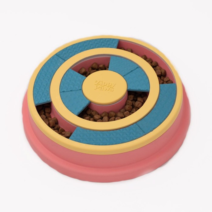 Іграшка для собак Zippy Paws SmartyPaws Puzzler Feeder Bowl "Виляюче колесо", 30x30x6 см