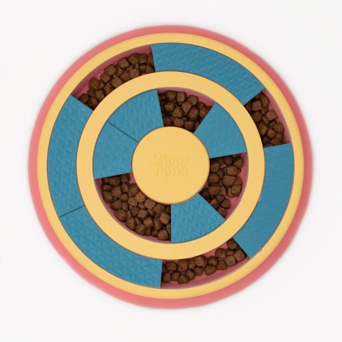 Іграшка для собак Zippy Paws SmartyPaws Puzzler Feeder Bowl "Виляюче колесо", 30x30x6 см