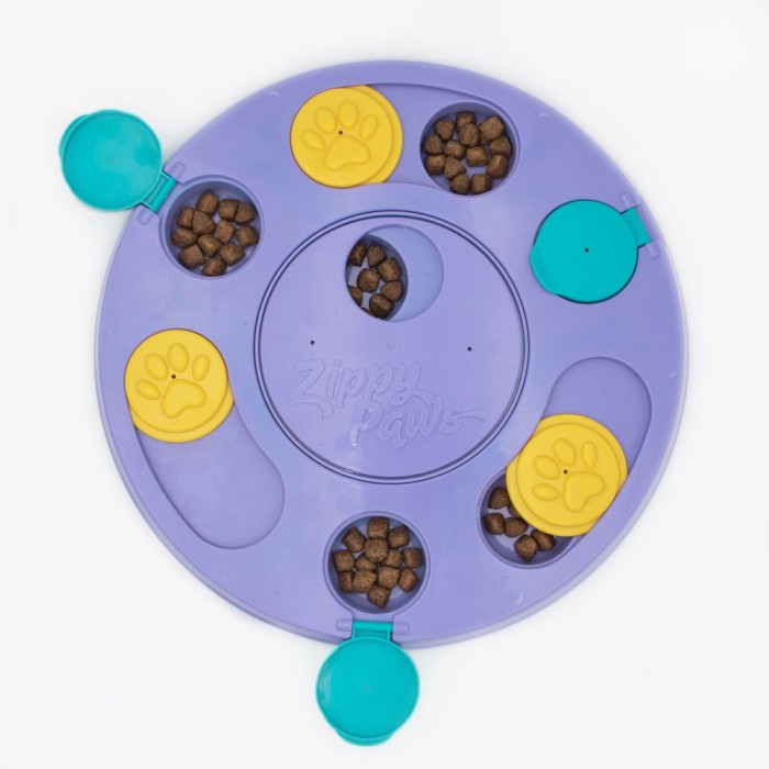 Іграшка для собак Zippy Paws SmartyPaws Puzzler "Фіолетова головоломка", 28x28x4 см