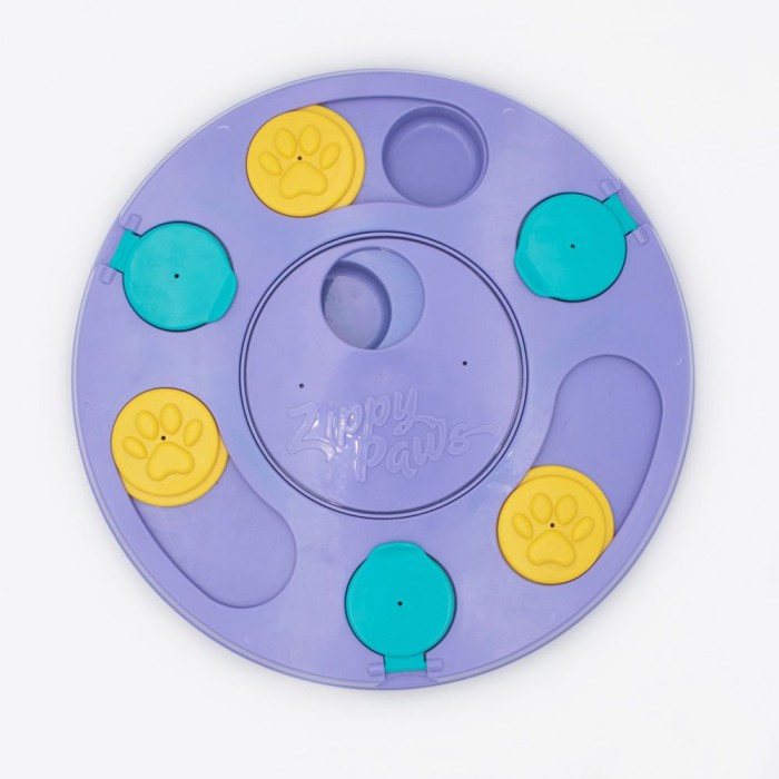Іграшка для собак Zippy Paws SmartyPaws Puzzler "Фіолетова головоломка", 28x28x4 см