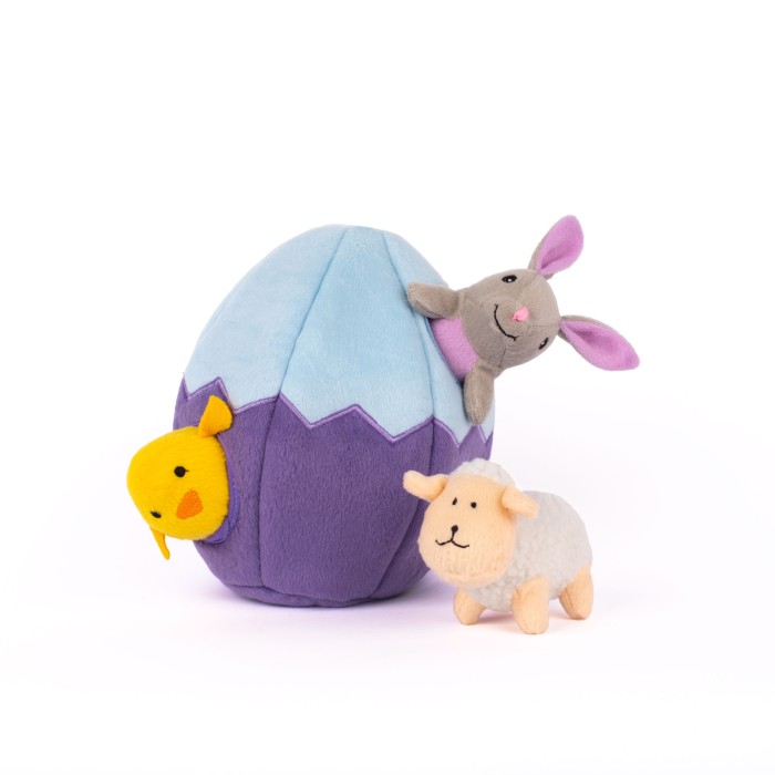 Игрушка для собак ZippyPaws "Пасхальное яйцо" Zippy Burrow™, полиэстер, 19х15х15 см