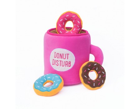 Іграшка для собак ZippyPaws "Кава та Пончик" Zippy Burrow™, поліестер, 15х20х15 см